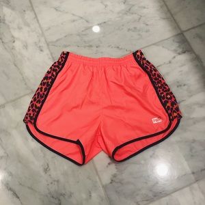 VS PINK Coral Workout Shorts